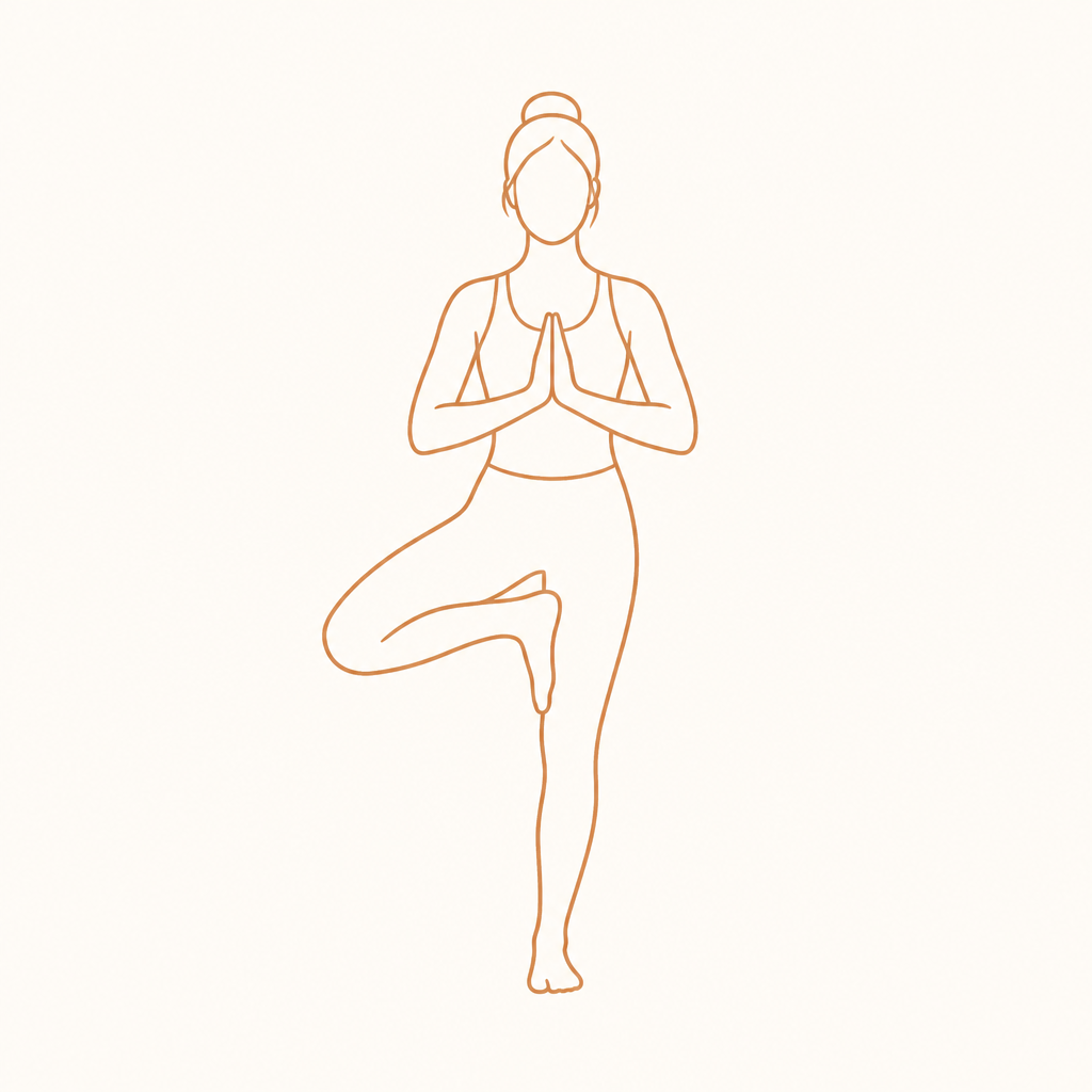 Posture de l'arbre (Vrksasana)